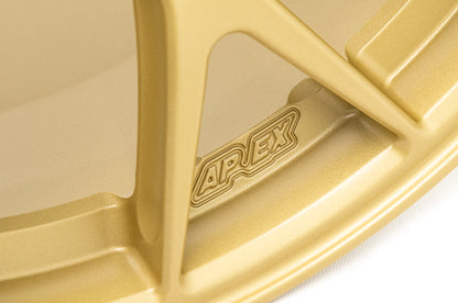 AXREC7R1795ET40-5100-561-SGD Apex Race Parts 17x9.5 +40 EC-7R Forged Satin Gold,