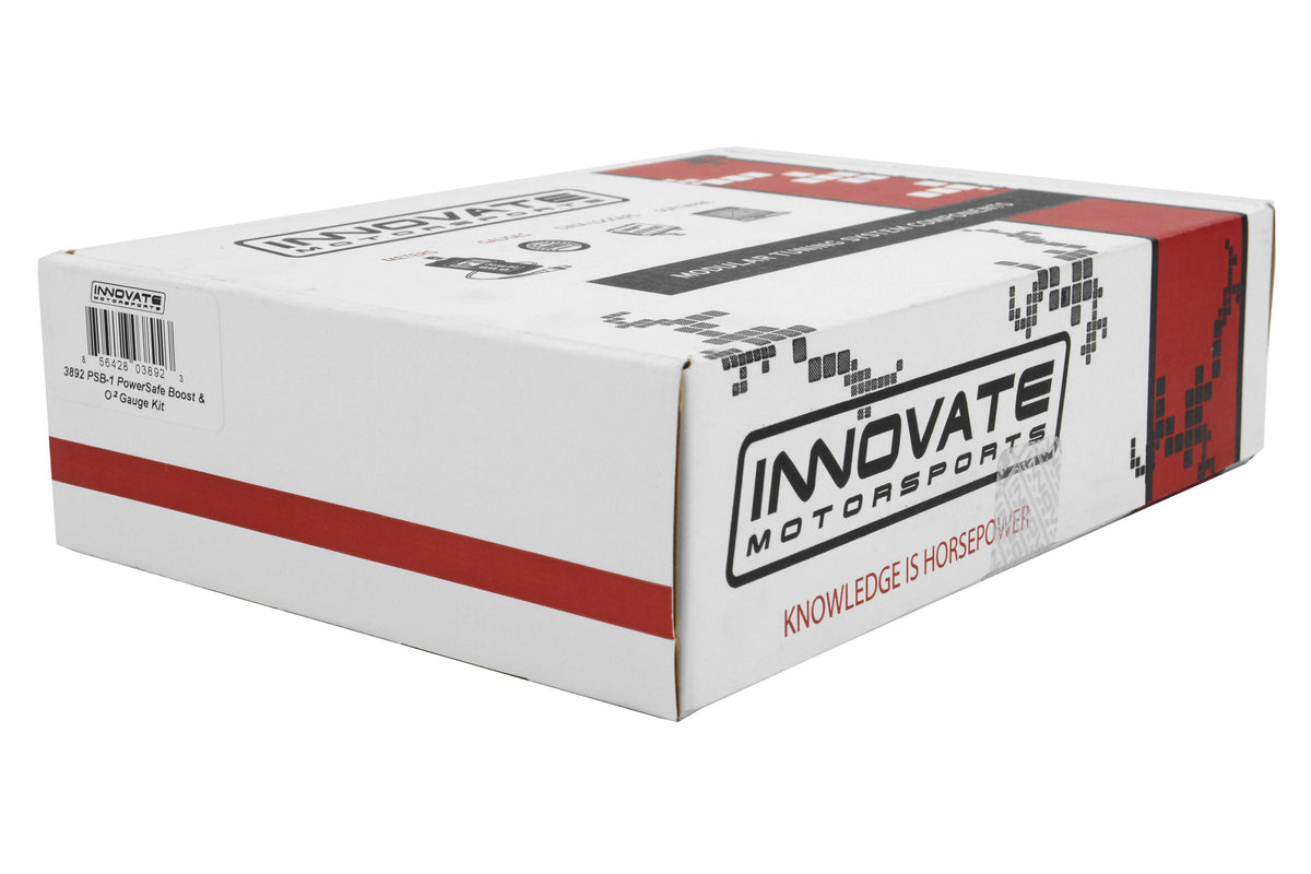 INN38920 Innovate Motorsports PSB-1 Solenoid Boost Controller w/ Wideband Gauge Kit,