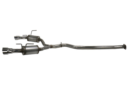 MBRS4800304 MBRP Street 3in Quad Tip Cat Back Exhaust - 2015+ WRX / STI-Stainless Steel,