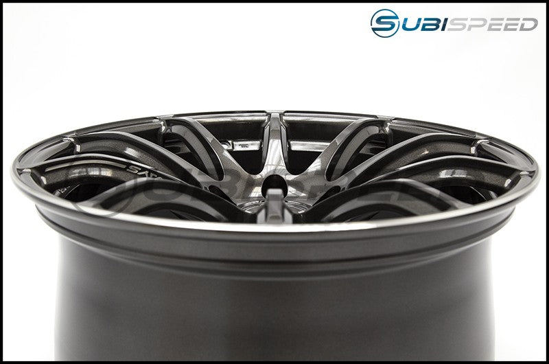 GRAWGTRX38EH8 Gram Lights 57Transcend Wheels 18x9.5 +38mm (Super Dark Gunmetal) - 2015+ WRX / 2015+ STI,