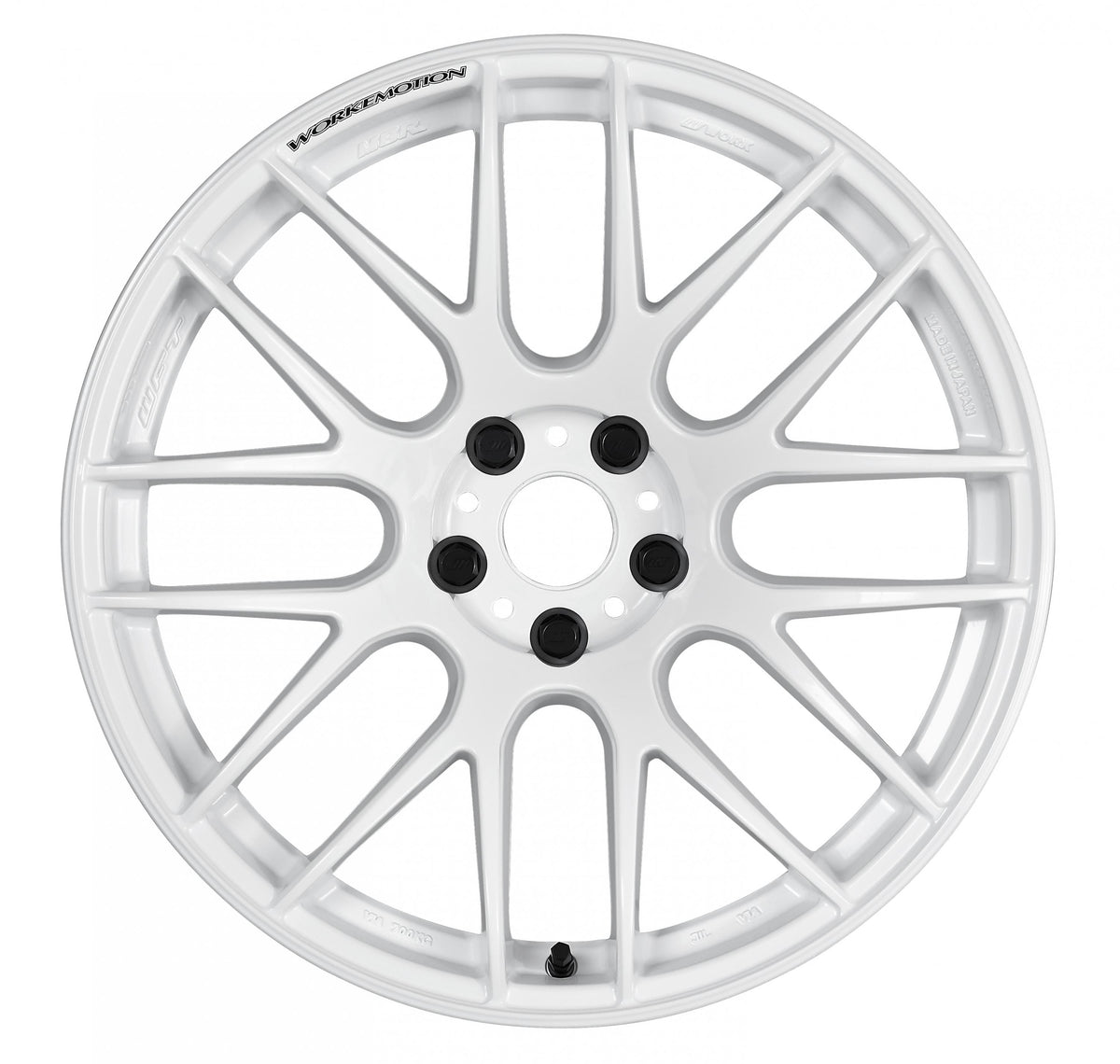 WORWM8R189538YWHT Work Emotion M8R 18x9.5 +38mm White - 2015+ WRX / 2015+ STI,