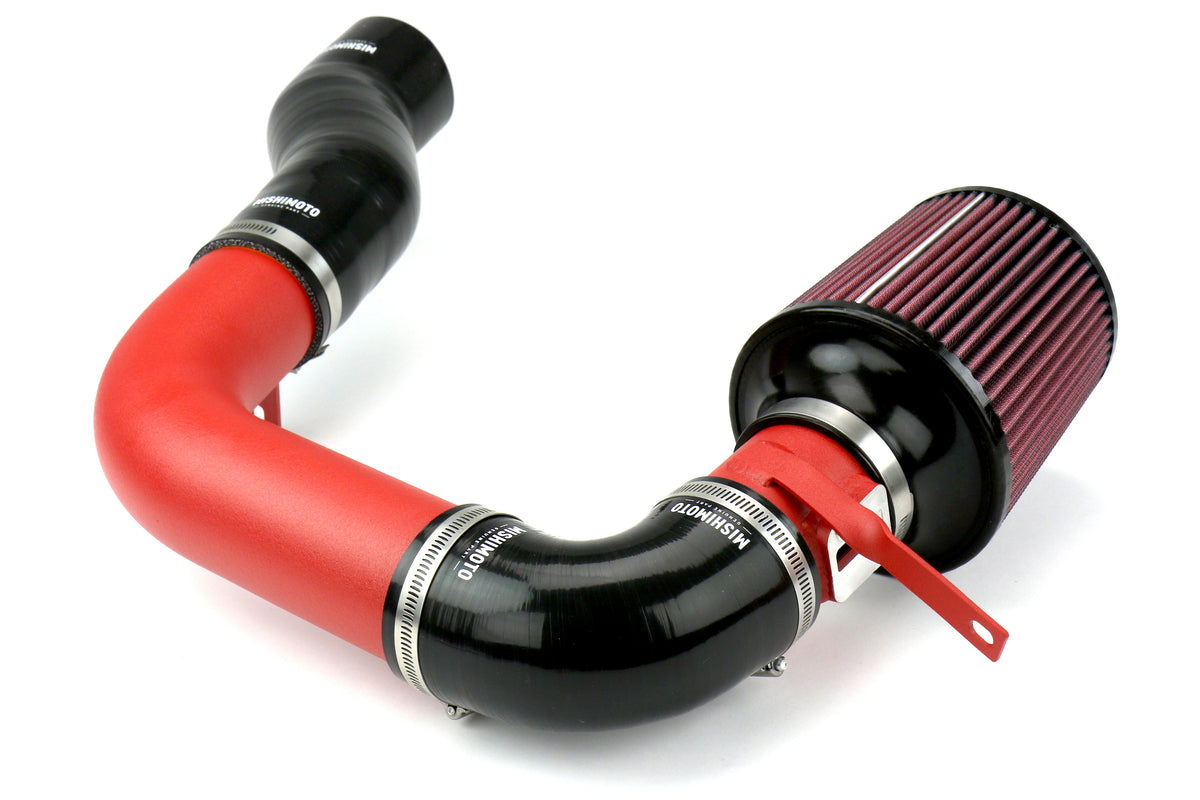 MIMMMAI-WRX-15BWRD Mishimoto Performance Air Intake System - 2015+ WRX-With Box, Wrinkle Red,