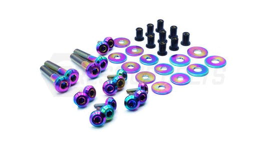 Fast Turn Fittings (True Burned) Stage 2 Titanium Hardware Trunk Kit - 2022-2024 Subaru WRX