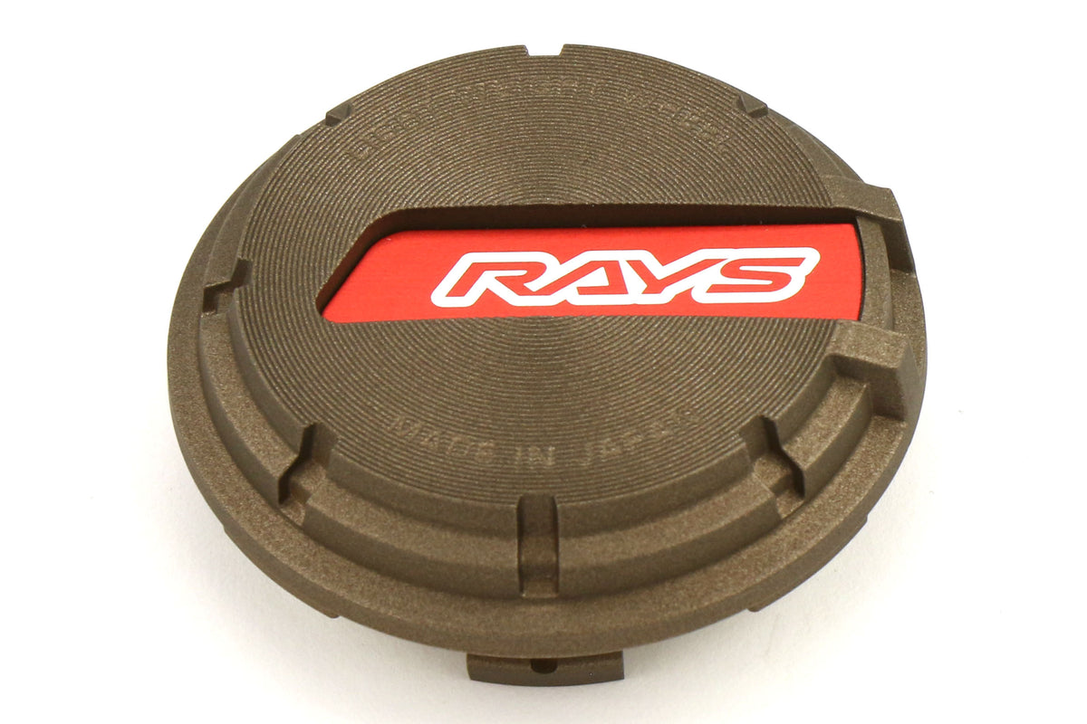 GRAWCGLRDBR Rays Gram Lights 57CR / 57DR GL Center Cap-Red-Bronze,