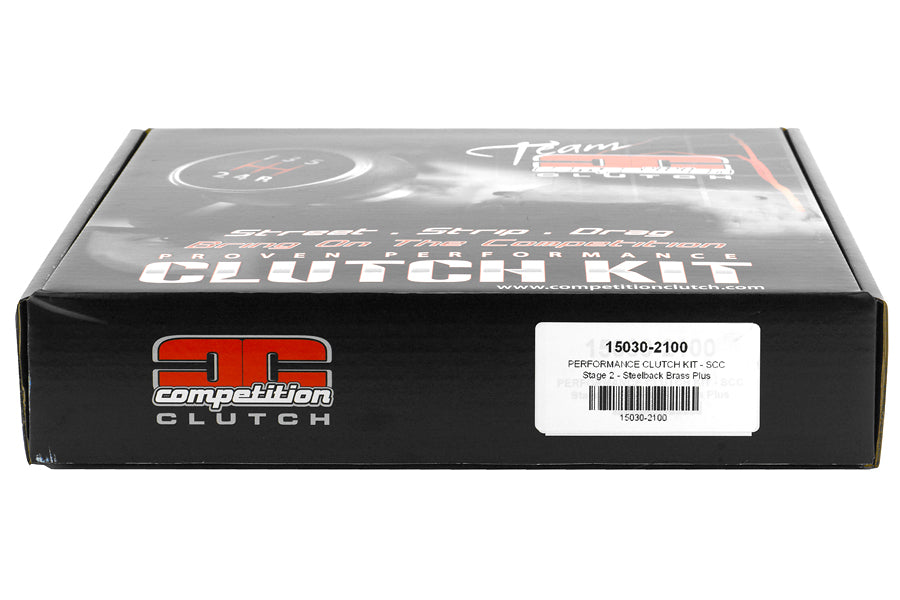 CCI15030-2100 Competition Clutch Stage 2 Steelback Brass Plus Clutch Kit - 2004+ Subaru STI,