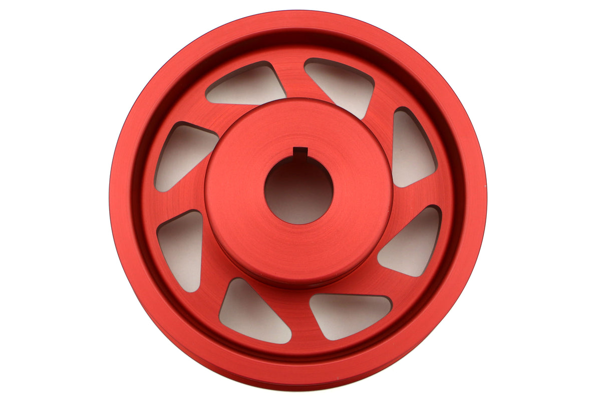 PERPSP-ENG-100RD Perrin Lightweight Crank Pulley - 2015+ STI-Red,