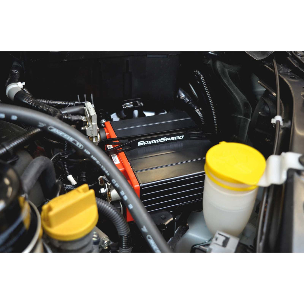 GRM121028 GrimmSpeed Lightweight Battery Mount Black - 2008-2021 Subaru WRX / STI,