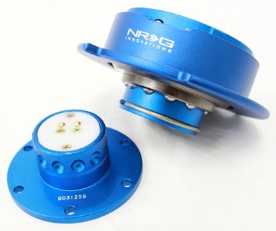 NRGSRK-250BL NRG Generation 2.5 Quick Release Steering Wheel Adaptor : Blue Body / Blue Ring (SRK-250BL),