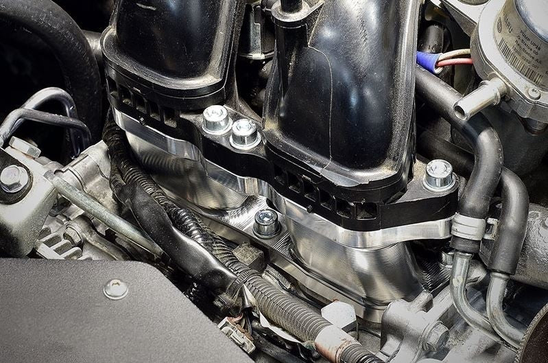 IAGIAG-AFD-3020SL IAG Lower Intake Risers Silver - 2015+ WRX,