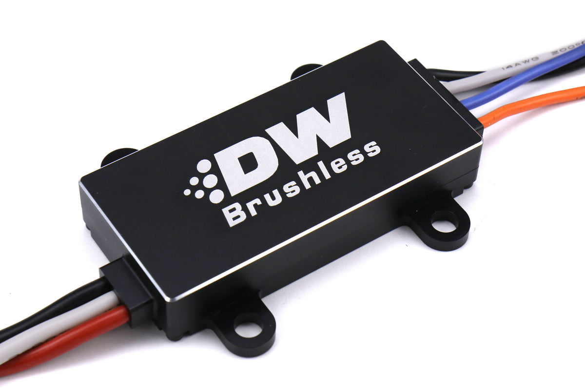 DET9-441-C101-0900 DeatschWerks DW440 440lph Brushless Fuel Pump with Single Speed Controller - Universal,