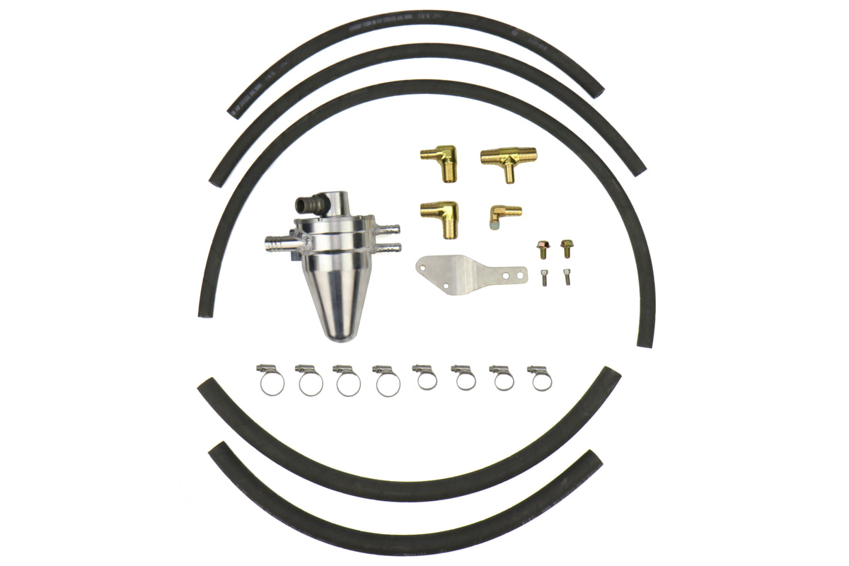 KILGR-MV3S-C Killer B Motorsport Air Oil Separator Complete Kit - Subaru STI 2008+ / Subaru WRX 2008-2014,