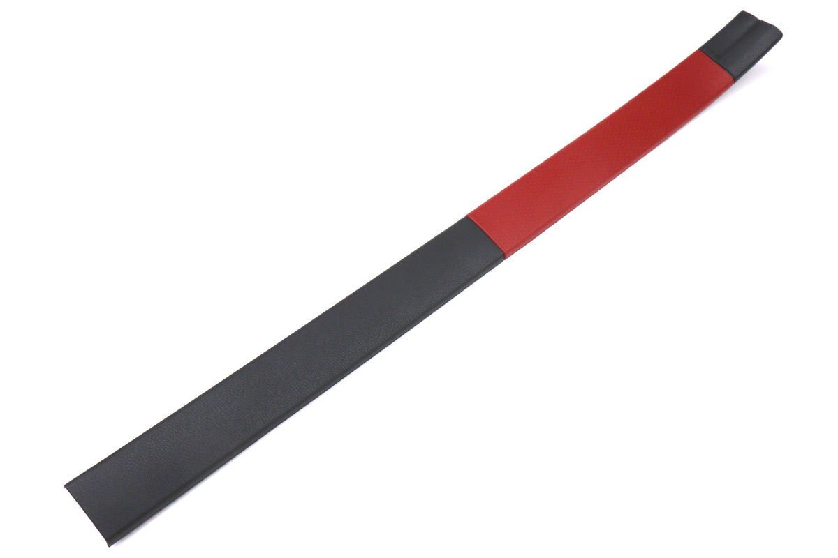 TOYSU003-03249 Toyota JDM Driver Door Sill Guard Black / Red - 2013 -2021 BRZ / FR-S / 86,