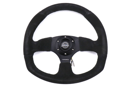 NRGRST-009S NRG ST-009S Sport Suede Leather Steering Wheel - Universal,