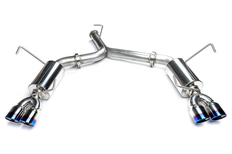 ETS200-60-EXH-011 ETS Cat-Back Exhaust System w/Muffler Resonated Blue Tips - 2022+ Subaru WRX,