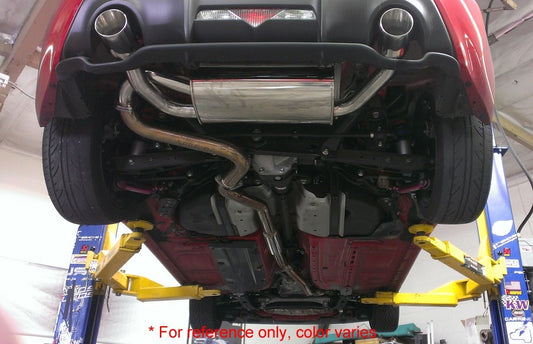 MGRMR-CBS-SFR12V2-VO-R-M Megan Racing RS-OE Stainless Cat Back Exhaust : Burnt Roll Tips (MR-CBS-SFR12-VO-R),