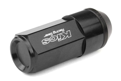 KICWCL5313K Project Kics Leggdura Racing Shell Type Lug Nut 53mm (Closed-End) - 2015+ WRX / 2015+ STI / 2013+ FT86-Black,