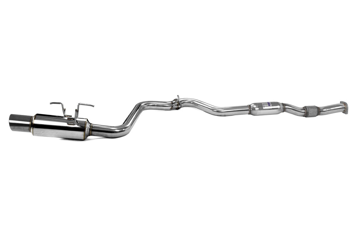 INVHS15SW4GTP Invidia N1 Resonated Single Exit Exhaust  - 2015+ WRX / 2015+ STI-Polished Tips,