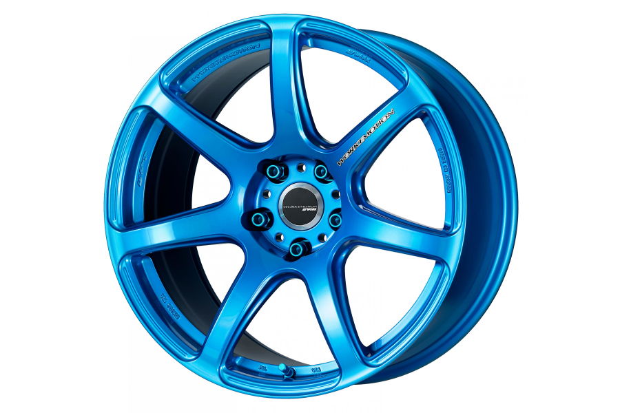 WORWT7R189538YCAB Work Emotion T7R 18x9.5 +38mm Candy Apple Blue - 2015+ WRX / 2015+ STIx4,