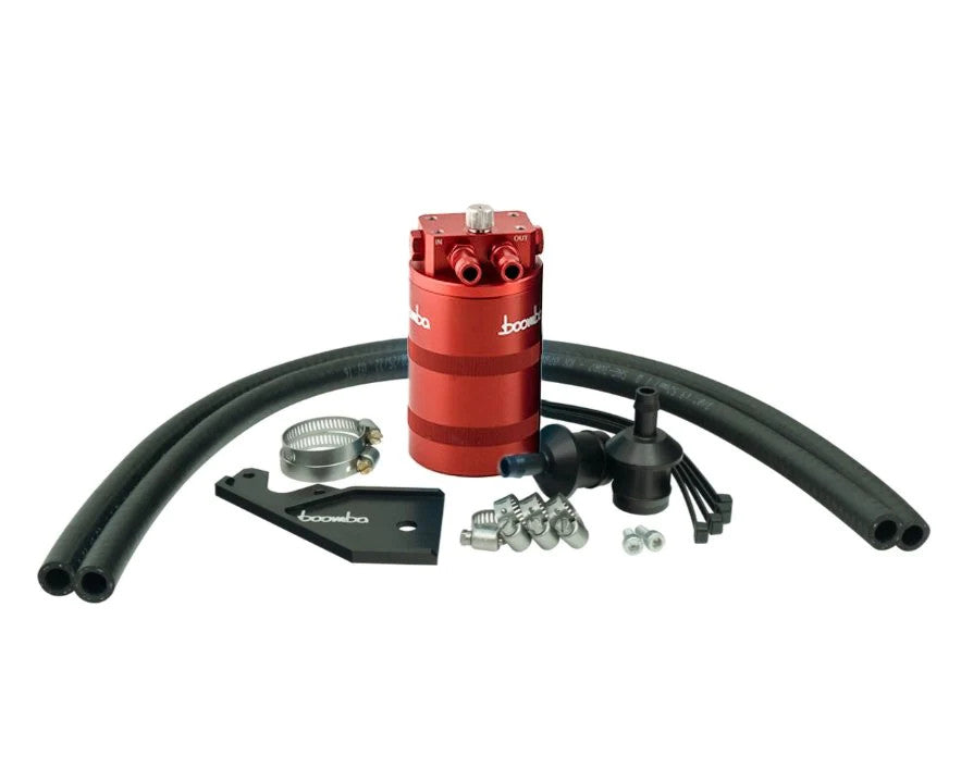 Boomba Racing Stage 2 Catch Can Kit - RED - 2022-2024 Subaru WRX